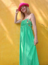 Mexican dress with 3/4 sleeve (pink) hand embroidered in Zinacantan, boho summer dress