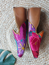Ballerina, flat shoes, Damenschuhe Sommer, Sandalen, moccasin, Loafer, elegant, ausgefallen, mit Stickerei, Leder, Absatz, Größe 38, mexikanisch, Kunsthandwerk, Pantoffel, Frida Kahlo Schuhe
