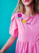 Mexikanisches Kleid, Chiapas,Stickerei, Sommerkleid