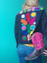 Stiefel, Western, Reitstiefel, Cowboystiefel, Winterstiefel, pink, Blumen, Stickerei, Mexiko, mexikanisch, ausgefallen, funky, Frida, brown, rutschfeste Sohle, mexique, boutique, vetement, boots mexican pink, rosa, flower embroidery, brodee, Übergröße, Sondergröße