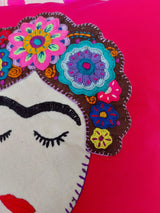 boho Deko, Mexikanische Wohnaccessoires, Kissen mexican style, farbenfroh, handgewebt, Chiapas, Schlafzimmer, bedroom, living room, Frida Kahlo Kissen aus Mexiko, mexikanische Textilien, Einrichtungsdeko, Kissenbezug, Sofakissen, Schlafzimmerkissen, Blumenstickerei, bunt, pink, türkis, Blumenkranz, mexikanische Einrichtung, Stil, eclectic, mexican cushion, from Mexiko, oreiller mexicain, bunt, colourful cushion, mexikanisch Wohnen, mexikanische Wohnkultur, mexikanische Einrichtung, Kolonialstil, Hacienda