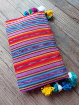 Boho clutch - evening bag - shoulder bag with dolls from Mexico
