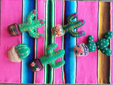 Cactus decoration, embroidered (5)