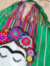 Frida Shopper, Einkaufstasche, Tote, Chiapas, Kunsthandwerk, Handarbeit, bestickt, Stickerei, mexikanische Mode, Chiapas, bunt, farbenfroh, Ethno Tasche, bag, mexican, Beachtasche, Sommertasche