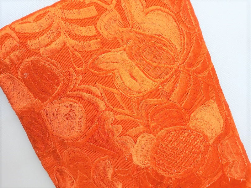 Boho Clutch - Abendtasche - Schultertasche orange aus Mexiko